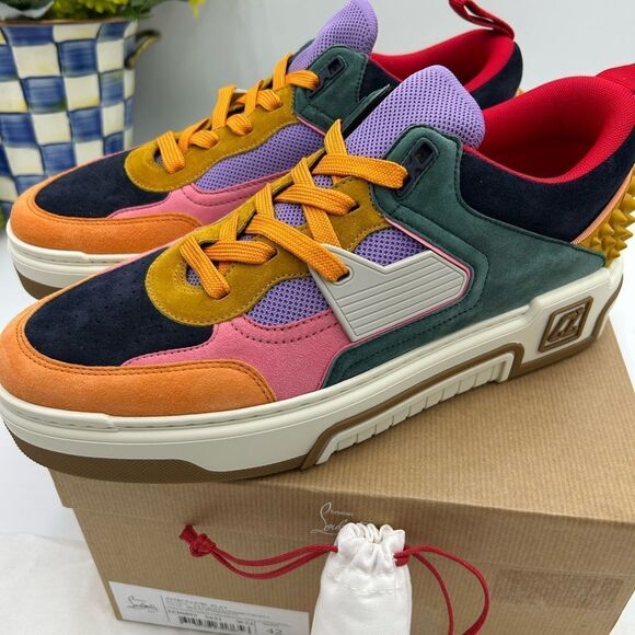 Men’s Christian Louboutin Astroloubi trainers sneakers size 42 made in Italy - Picture 5 of 10